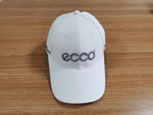 ECCO White Baseball Cap